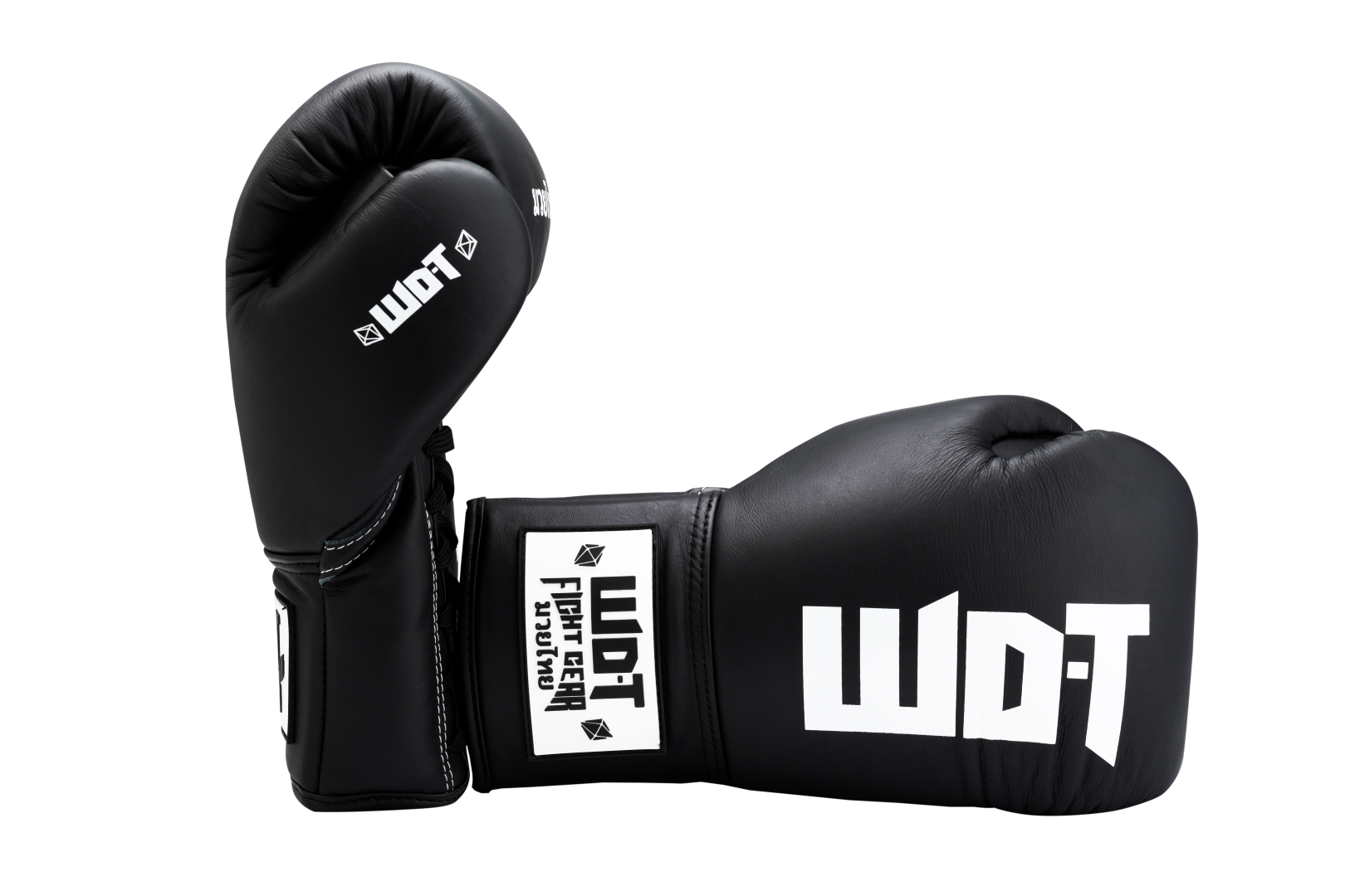 Boxing Gloves Lace-up Black & White